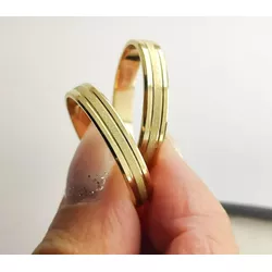 55100 - Alianças Pronta Entrega Goiânia 4,5mm - Joias MB Loja Oficial