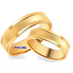 5939 - Alianças Santo Antônio de Pádua 5mm - Joias MB Loja Oficial