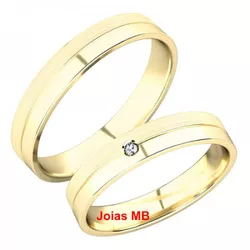 5879 - Alianças Shopping Higienópolis 5mm - Joias MB Loja Oficial