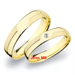 5643 - Alianças Shopping Mueller 5mm - Joias MB Loja Oficial