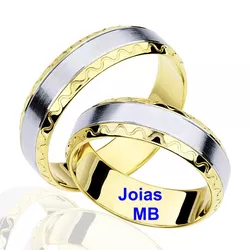 5056 - Alianças Shopping União 7mm - Joias MB Loja Oficial