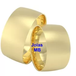 7072 - Alianças Tradicional DF 10mm - Joias MB Loja Oficial