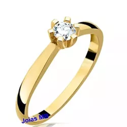  7528 - Anel solitário de Diamante Porto Alegre 0,08 Pts - Joias MB Loja Oficial