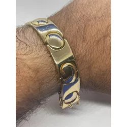 7821 - Bracelete de Ouro Florianópolis 21 cm - Joias MB Loja Oficial