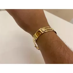 7865 - Bracelete de Ouro Maringá 21 cm - Joias MB Loja Oficial