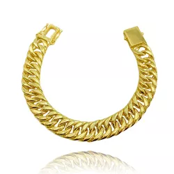 7859 - Bracelete de Ouro Aracaju 21 cm - Joias MB Loja Oficial