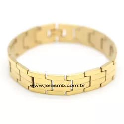7828 - Pulseira de Ouro Salvador 20 cm - Joias MB Loja Oficial