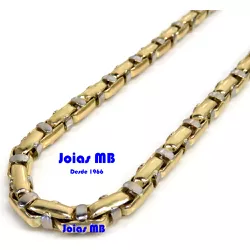 9575 - Corrente de Ouro País de Gales 70 cm - Joias MB Loja Oficial