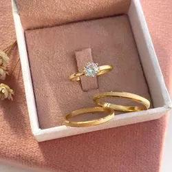 2222 - Kit Aliança de Casamento Goiânia 2,5mm - Joias MB Loja Oficial