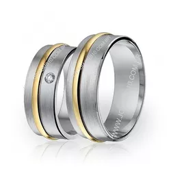 5911 - Alianças de Casamento Abaetetuba 7,5mm - Joias MB Loja Oficial