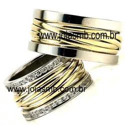 4903 - Alianças de Casamento Goioerê 10,6mm - Joias MB Loja Oficial