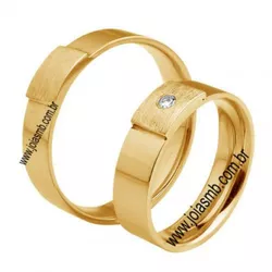 5537 - Alianças de Casamento Iguatu 6mm - Joias MB Loja Oficial