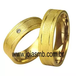 5542 - Alianças de Casamento Itaberaba 7mm - Joias MB Loja Oficial
