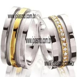 4983 - Alianças de Casamento Oliveira 11,5mm - Joias MB Loja Oficial