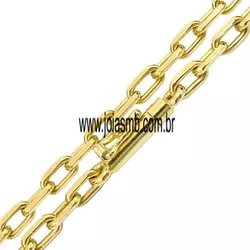 9526 - Corrente de Ouro Florianópolis 60 cm - Joias MB Loja Oficial