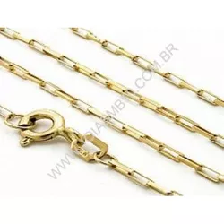 9533 - Corrente de Ouro Teresina 50 cm - Joias MB Loja Oficial