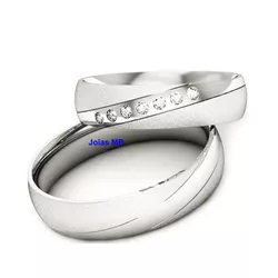 5323 - Alianças de Casamento Bebedouro 5,5mm - Joias MB Loja Oficial