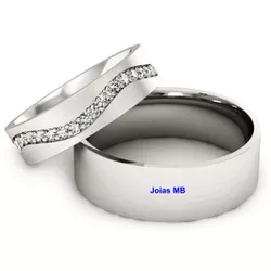 5185 - Alianças de Casamento Grã-Bretanha 6mm - Joias MB Loja Oficial
