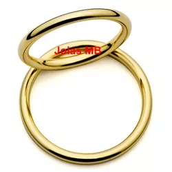 5178 - Alianças de Casamento São Simão 1,8mm - Joias MB Loja Oficial