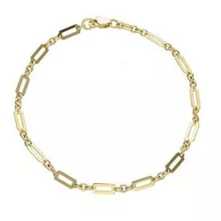 7867 - Pulseira de Ouro Dourados 21 cm - Joias MB Loja Oficial