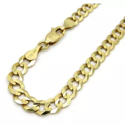 7806 - Pulseira de Ouro São Paulo 21 cm - Joias MB Loja Oficial