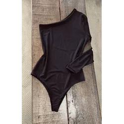 Body Nula Manga longa Poloni - Preto - Kamila Karolina 