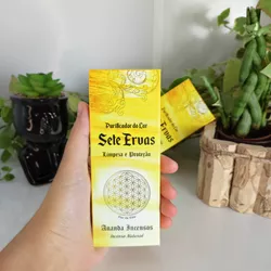 Incenso Ananda Sete Ervas - Limpeza e Proteção - Ktw Cristais