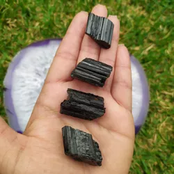 Pedra Bruta Turmalina Negra N° 1 - Proteção - Ktw Cristais