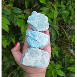 PEDRA BRUTA AMAZONITA G – ESPERANÇA E PAZ - Ktw Cristais