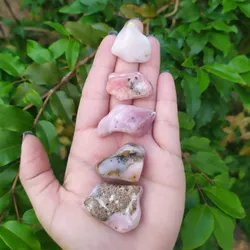 PEDRA ROLADA OPALA ROSA – AMOR E EMOÇÕES - Ktw Cristais