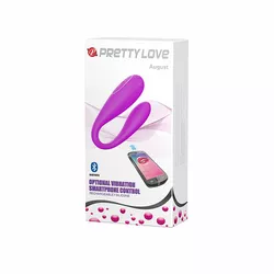 Vibrador de casal August - Pretty Love - Conexão v... - L'amour Boutique Erótica