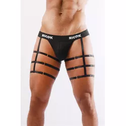 Cueca Ricok 3 Ligas Id! PRETA - L'amour Boutique Erótica