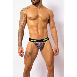 Cueca Ricok Estampada preta 01 - L'amour Boutique Erótica