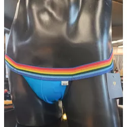 Jock Azul Com Elastico Arco Íris - L'amour Boutique Erótica