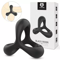 Anel Peniano e anel escrotal S-Hande Black Rider S... - L'amour Boutique Erótica
