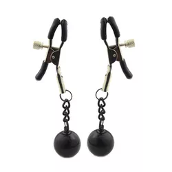 Grampos para Seios com Bolas de Ferro - L'amour Boutique Erótica