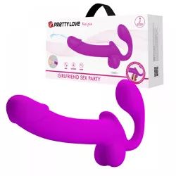 Vibrador Casal Strapless Kelpie VipMix para esguic... - L'amour Boutique Erótica