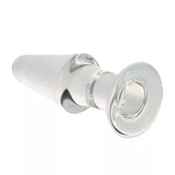 Plug Anal de Vidro - Formato Cônico 2 - 11,6 x 4,0... - L'amour Boutique Erótica