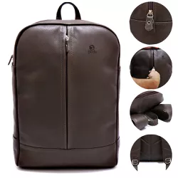 Mochila de Couro Reforçada Urbana dia a dia - Modelo back La... - LARGADÃO - COM VOCÊ, ONDE FOR!