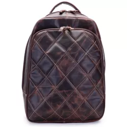 Mochila de Couro Lançamento Dubai matelassê café urbano - Du... - LARGADÃO - COM VOCÊ, ONDE FOR!