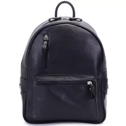 Mochila Feminina de couro - Modelo Feme urbana - Feme Preto - LARGADÃO - COM VOCÊ, ONDE FOR!