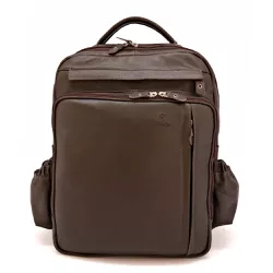 Mochila em Couro Original Rally na Cor Café.