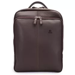 Mochila de Couro - modelo Vintage cor Café Reforçada Urbano ... - LARGADÃO - COM VOCÊ, ONDE FOR!