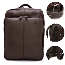 Mochila Vintage em Couro Original Café.