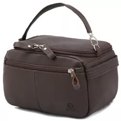 Necessaire em Couro Bovino Multiuso Tradicional Super Pratica.
