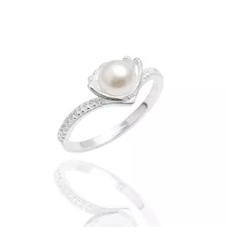 Anel Concha Pérola Prata 925 - A057 - LE BEAU