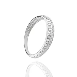 Anel Tela 3d 4mm Prata 925 - A40030 - LE BEAU