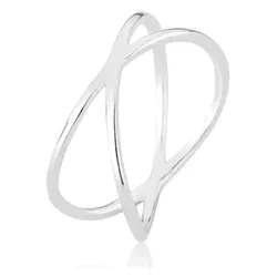 Anel X Minimalista Prata 925 - A1310 - LE BEAU