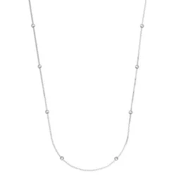 Colar Veneziana Com Bolinhas V15 45cm Prata 925 - ... - LE BEAU