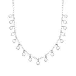 Choker Medalhas Abauladas Prata 925 - CKMR - LE BEAU